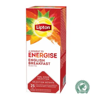 Rainforest Alliance English Breakfast | Lipton | 6 x 25 breve