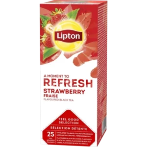 Rainforest Alliance Jordbær Te | Lipton | 6 x 25 breve