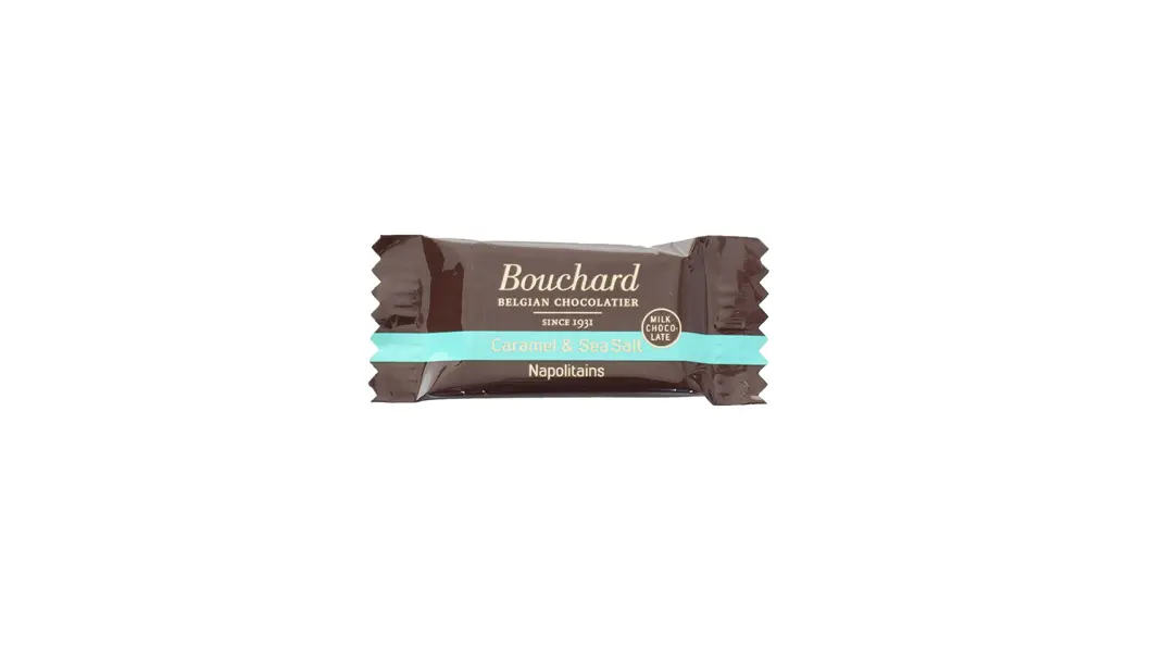 Mælkechokolade med karamel & havsalt | Bouchard | 1x200 stk