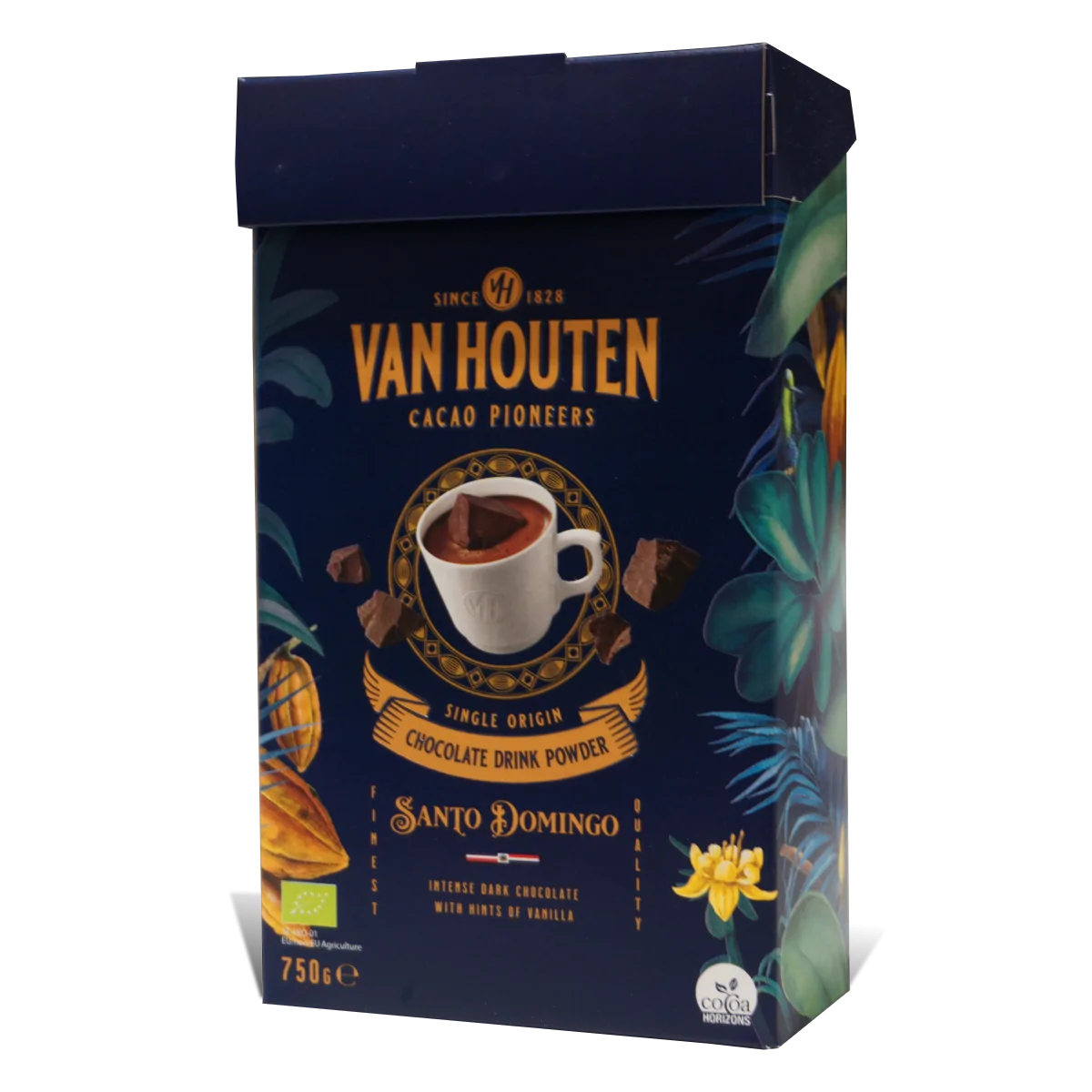 Kakaopulver santo Domingo | Van Houten 33% single origin økologisk | 10x750g